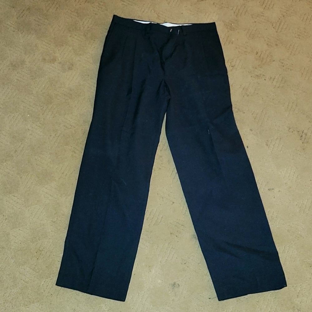 Creased dressed pants